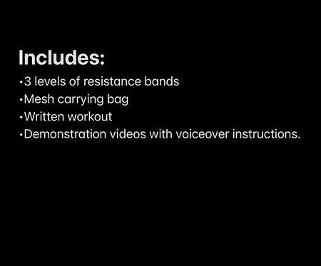 Booti By Mari Resistance Bands Package